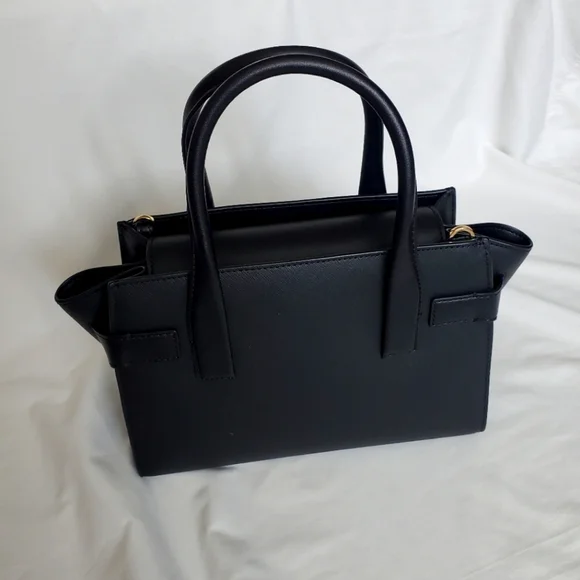 Michael Kors Black Saffiano Leather Satchel Bag NWT - Picture 5 of 14